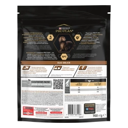 Pro plan duo delice small mini сухой корм для взрослых собак мелких и карликовых пород с говядиной - 700 г