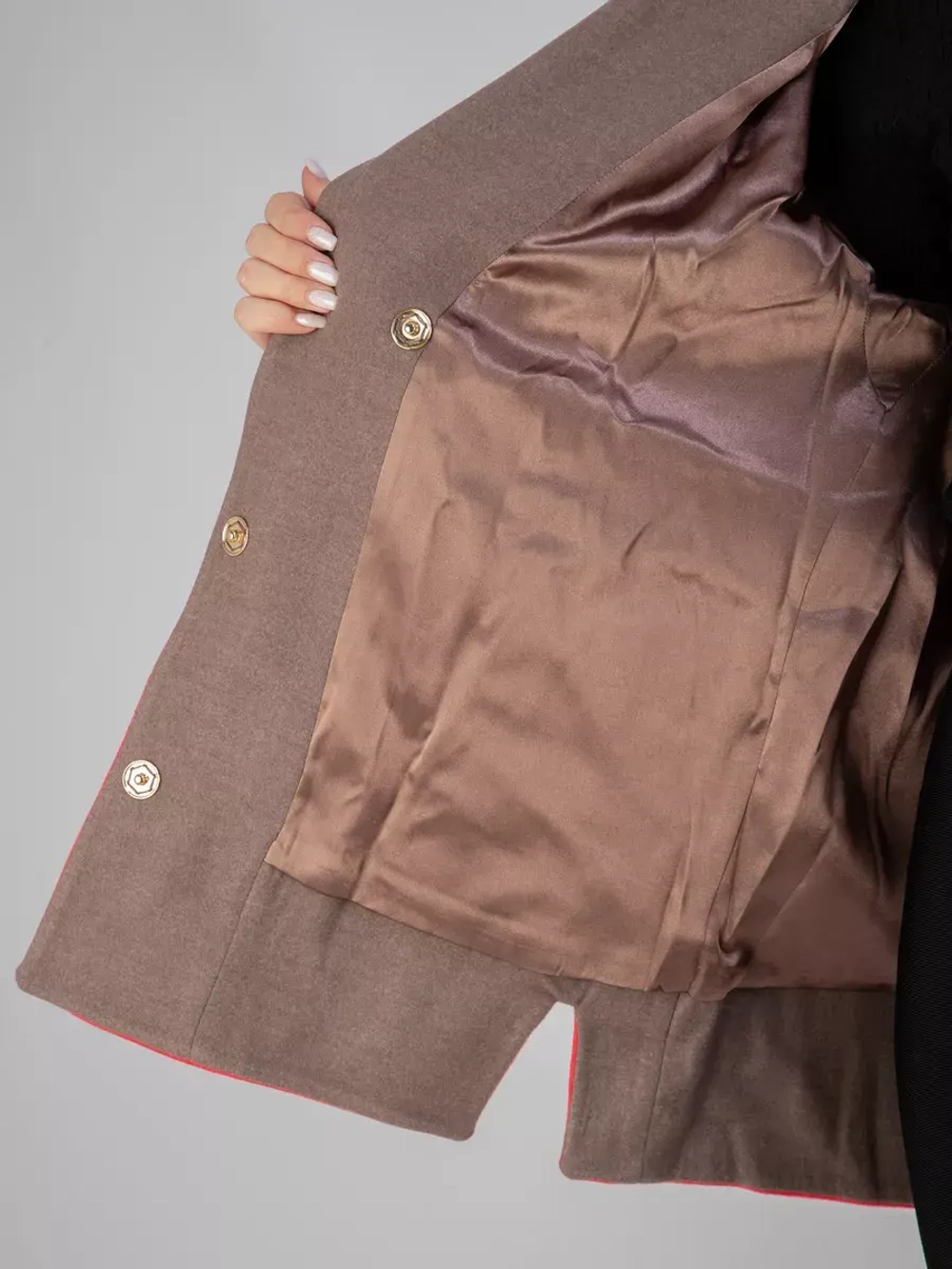 Пальто демисезонное короткое полупальто