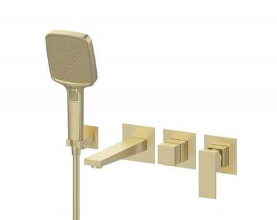 393536-S Встроенный смес для ванны  (МАТ. ЗОЛОТО) ViEiR  (8/1шт)