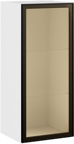 Римини Шкаф витрина навесной Левый