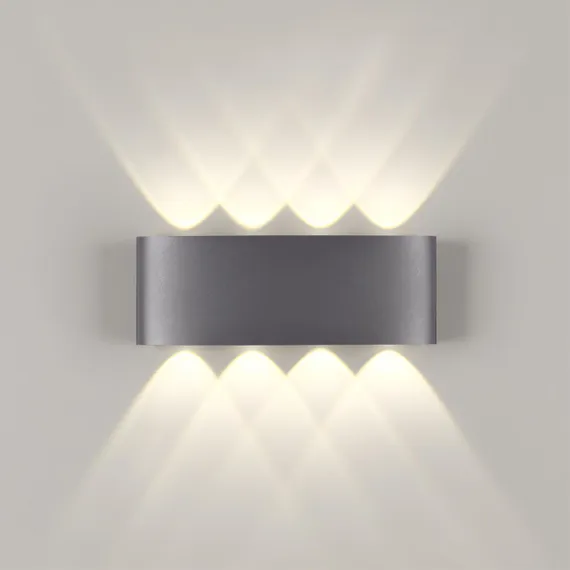 358461 STREET NT20 376 темно-серый  Ландшафтный настенный светильник IP54 LED 4000K 8W 85-265V CALLE