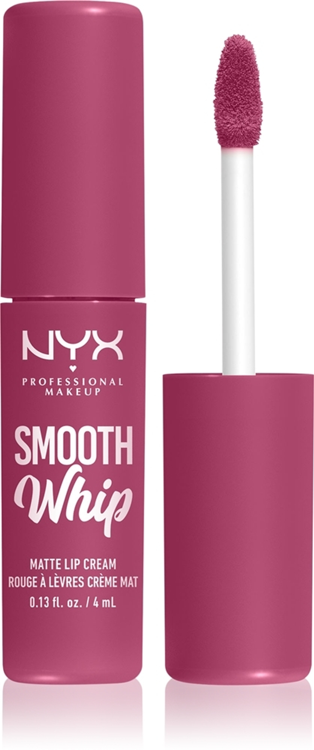 NYX Professional Makeup Smooth Whip Matte Lip Cream - Бархатистая разглаживающая помада, 4 ml