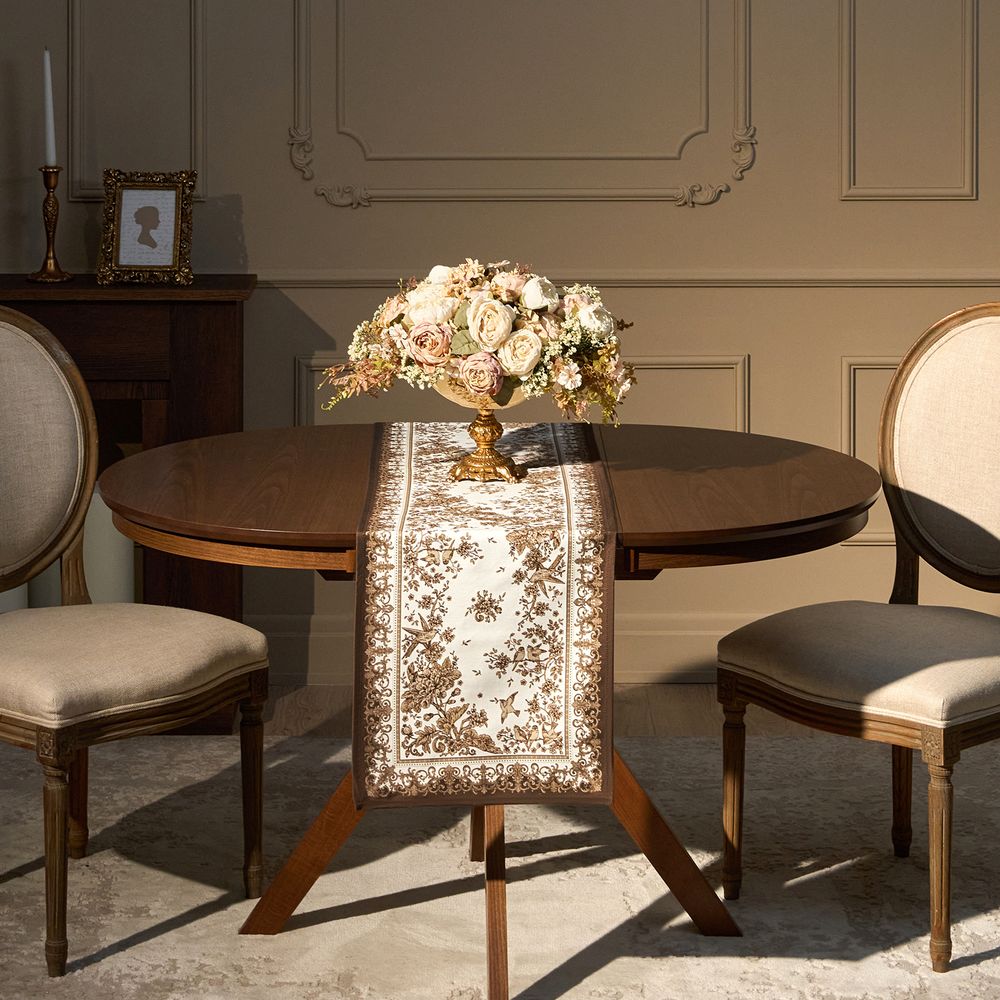 ДОРОЖКА " ROYAL GARDEN" 40Х146СМ ,БЕЛЫЙ ,100% ХЛОПОК ,ТВИЛ С ПРОПИТКОЙ