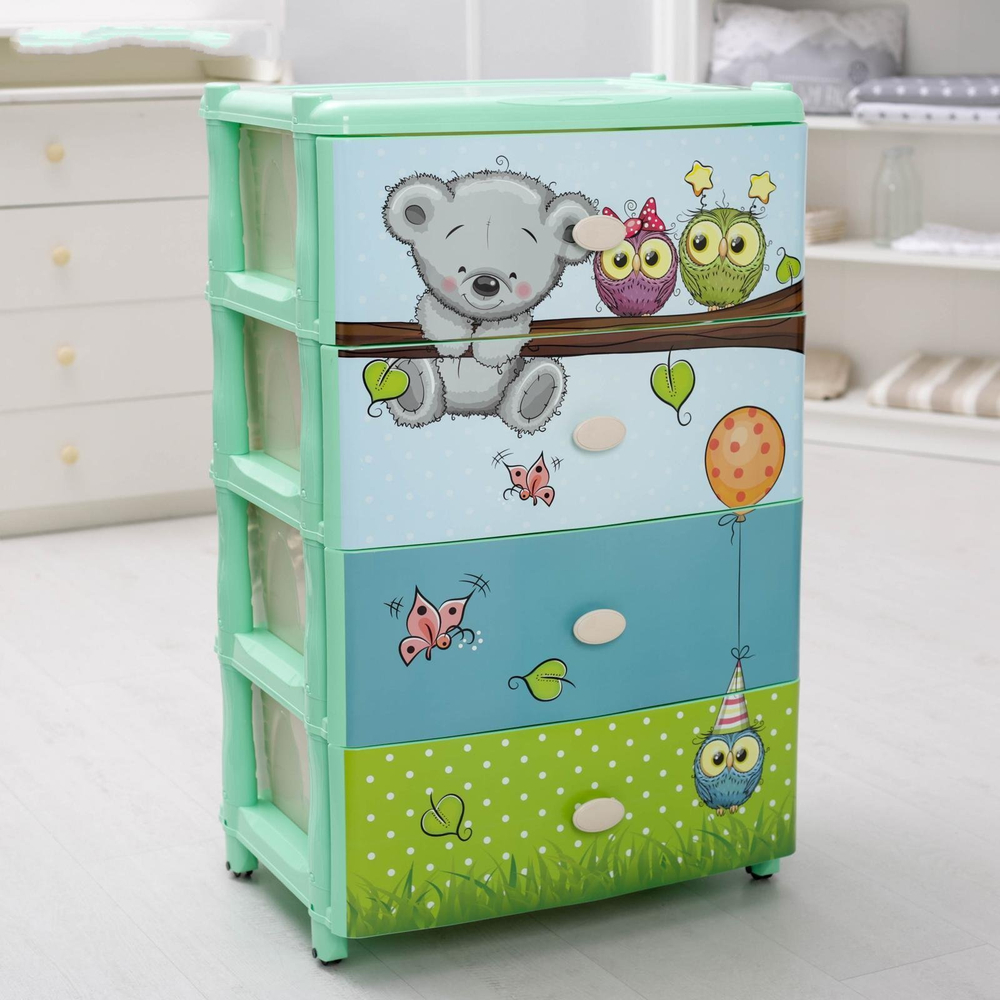 Комод "Мульти-пульти" 4-х секционный (широкий) (уп1) Арт. М2265