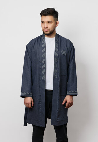 Шапан льняной OYU TOLQYN GREY