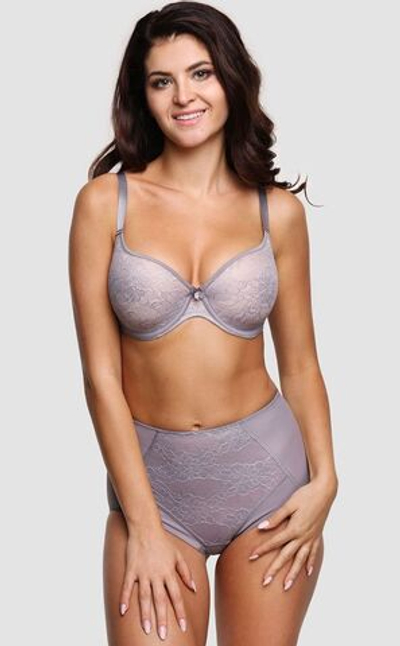 Эффектный бюстгальтер-спейсер на каркасах (Размер: 75C) (Цвет: серый)