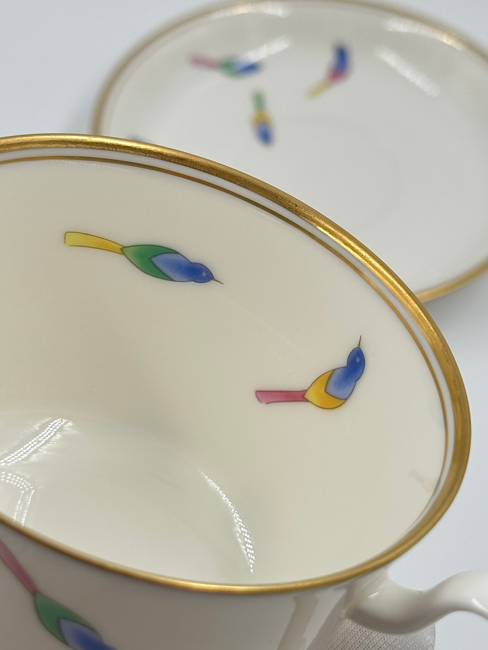 Чайная пара с птицами Koransha