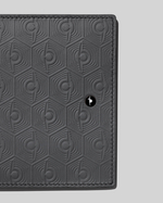 Портмоне индивидуального дизайна.Натуральная кожа. Цвет серый