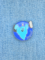 Значок Приведение с мотором - Пошумим?, серия Малыш и Карлсон