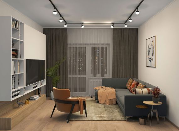 Трековый светодиодный светильник Denkirs DK6406-BK