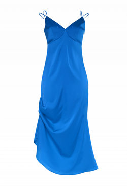 Платье на лямках электрик 14-19 SS