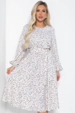 Платье Трепетная нежность (бело-бежевое) П12456-8 LT Collection