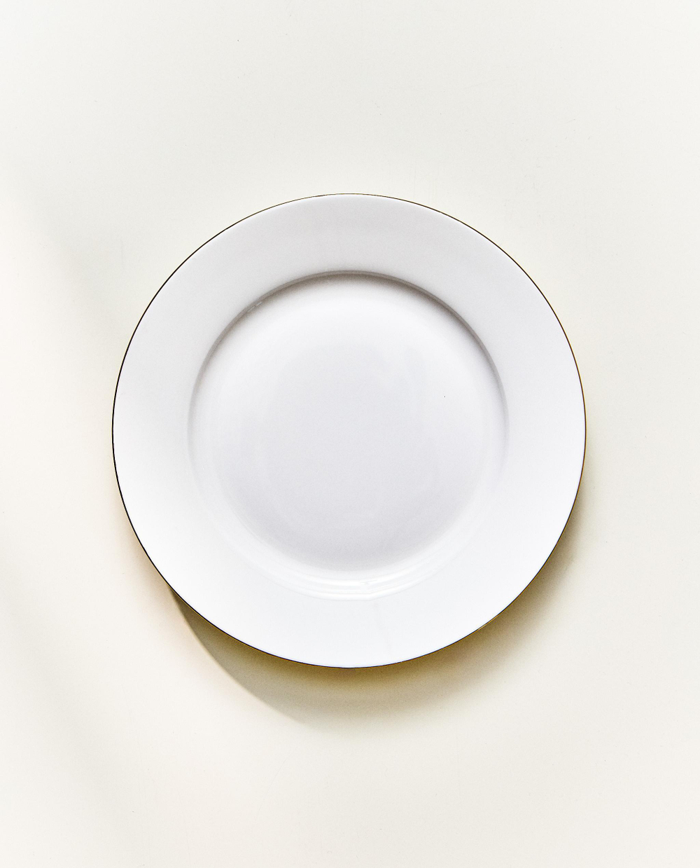 Zara Home тарелка пирожковая из костяного фарфора, цвет золотой, 16.8 см