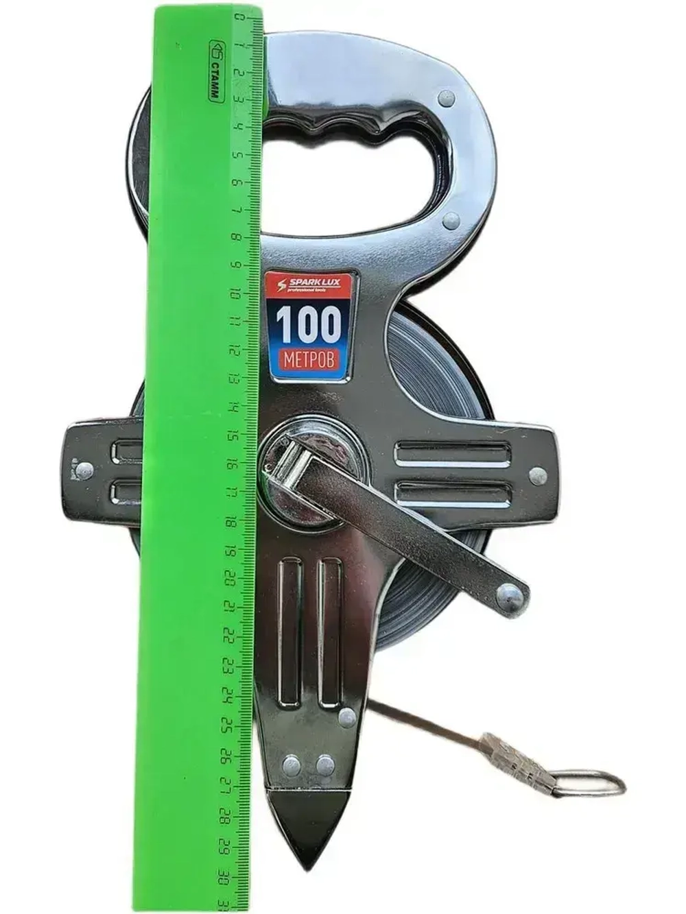 Геодезическая рулетка 100 метров металлическая