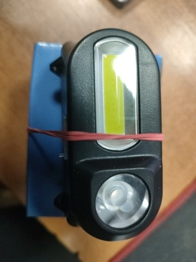 Фонарь кит  ZOOM YYC НАЛОБНЫЙ маленький 1807-3 красный