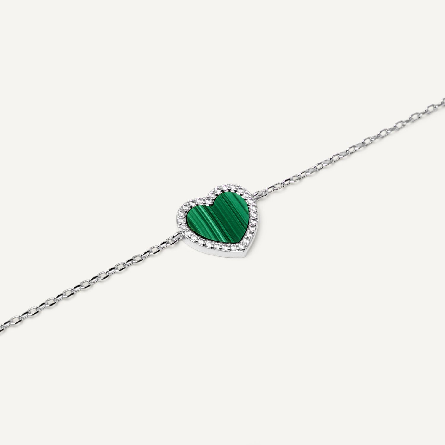 Браслет Malachite Heart Bracelet