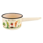 Ковш эмал 1,5л цил без/кр Веселые овощи ТМ Appetite