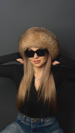 Повязка из меха Блюфрост цвет Обесцвеченный