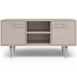 Тумба под ТВ Арт Колор matte 117см Классик Сильвер Серый агат матовый