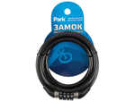Замок велосипедный кодовый 120см, 8мм перекодируемый Park