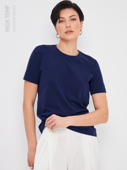 Базовая классическая футболка из хлопка