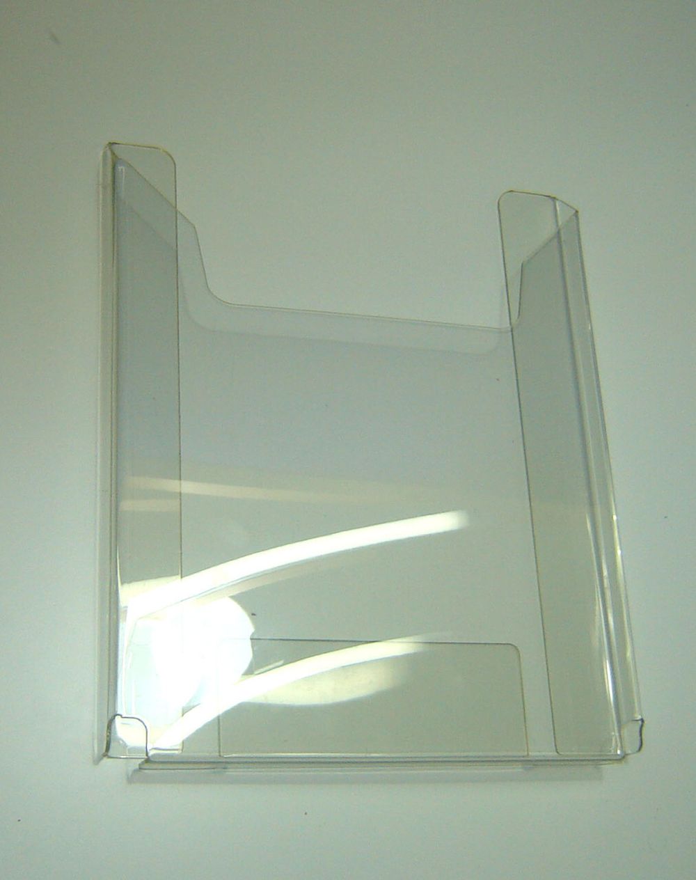 Карман буклетница А4 верт Н=275, 15мм, 1,5 ПЭТ + скотч