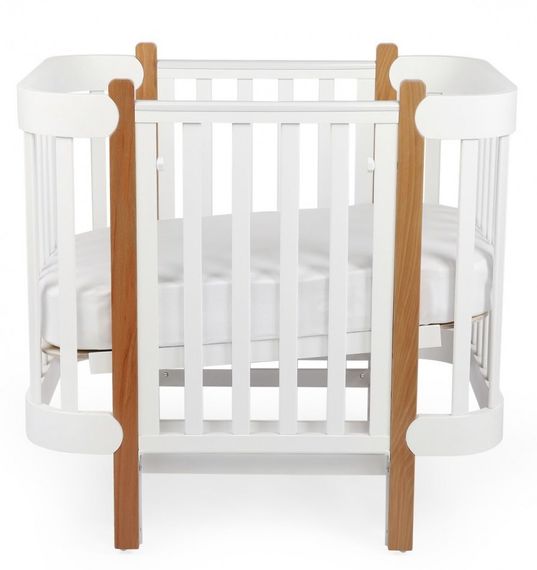 Кроватка-трансформер Happy Baby Mommy Lux Белая