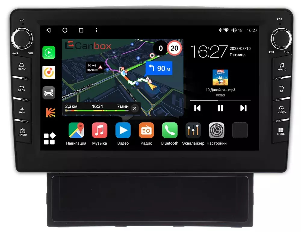 Магнитола для Nissan AD 2006-2022 - Canbox 9384 Android 10, ТОП процессор, CarPlay, 4G SIM-слот