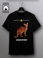 Футболка абиссинская кошка