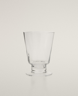 Zara Home бокал из стекла, цвет синий, 12.4 см