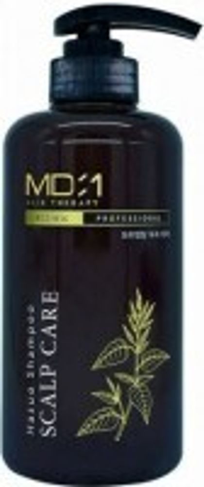Укрепляющий шампунь для волос с травяным комплексом MD-1 Hair Therapy Hasuo Scalp Care Shampoo 500 мл