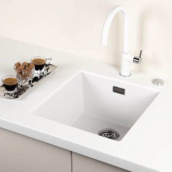 Мойка SCHOCK Greenwich 45 Cristadur 406х456 (подстольный монтаж) серебристый камень