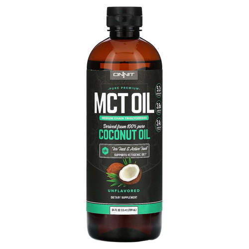 Onnit, Масло MCT, без добавок, 709 мл (24 жидк. унц.)