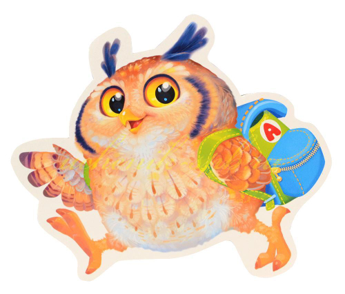 Украшение на скотче "Совенок с рюкзаком", 150*150мм, 46070 88.153