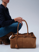 Замшевая сумка Daniela DBR 31375 светло-коричневый