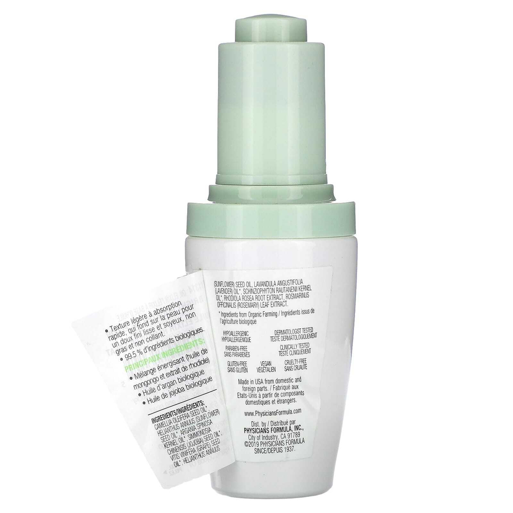 Physicians Formula, Organic Wear, Bright Booster Oil, эликсир с экстрактом родиолы, 30 мл (1 жидк. унция)