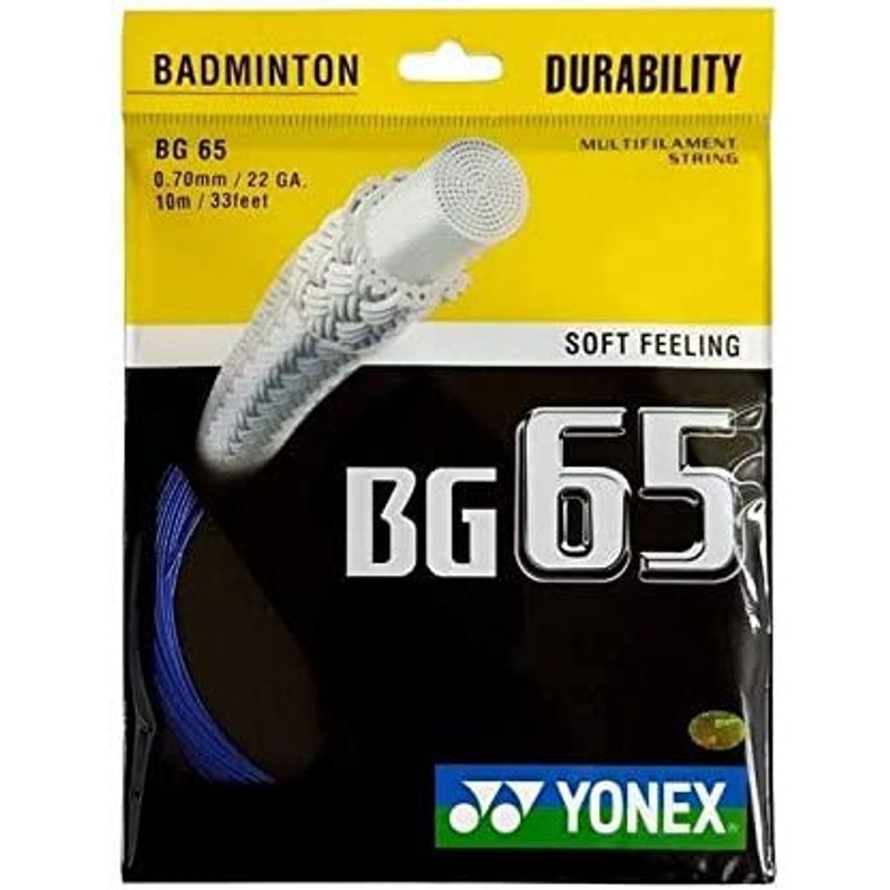Струны для бадминтона YONEX BG65 Сеты (1 натяжка)