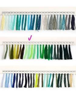 Нитки Dor Tak светло-зеленые цв.712