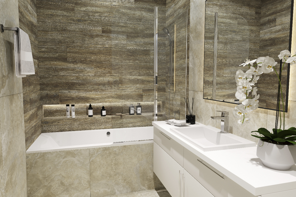 Керамогранит Грани Таганая Арбел Бубинга / Arbel bubinga от производителя Грани Таганая Бубинга, Кемпас, Меранти, 1200х200 мм, структурная, cтруктурная