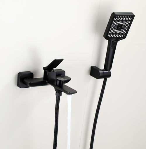 30099-C Смеситель для ванны (ЧЕРНЫЙ) латун HansenPRO  (10/1шт)