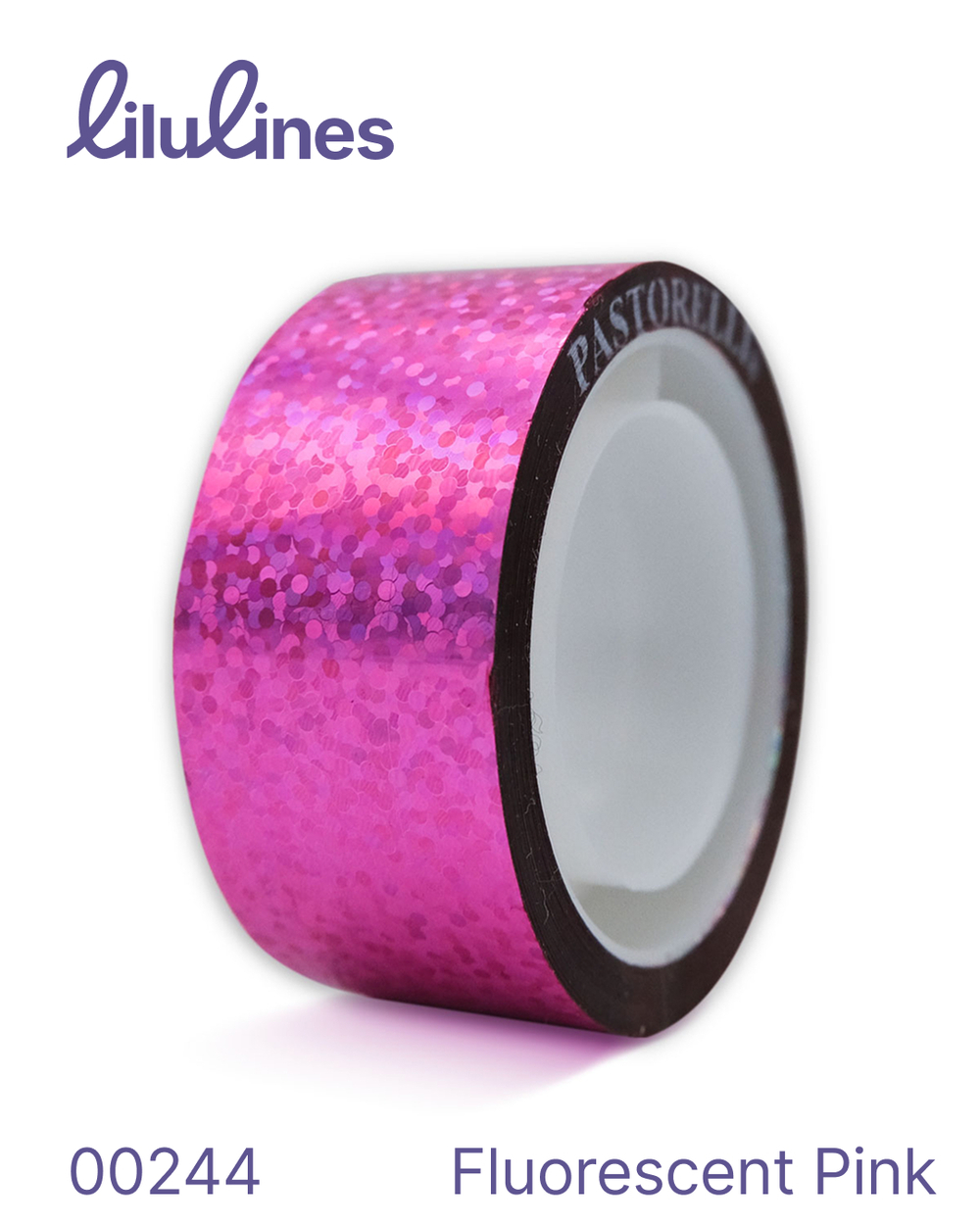 Обмотка для обруча и булав Pastorelli DIAMOND FLUORESCENT PINK 11м