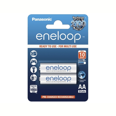 Аккумулятор Panasonic Eneloop BK-3MCDE/2BE / 2000 mAh AA BL2