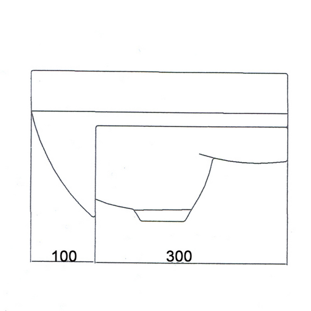 Умывальник "Браво-50" БЕЗ отв  (на кронштейн 24 см) (г.Лобня)