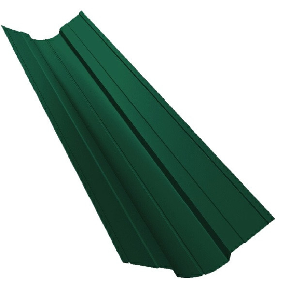 Ендова верхняя фигурная Grand Line PurLite Matt Ral 6005 100х100 мм резка