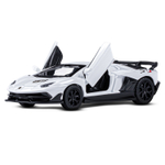 Модель 1:43 Lamborghini Aventador SVJ, белый, инерция, откр. двери