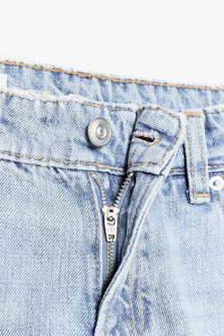 ZARA ДЖИНСЫ TRF STRAIGHT LOW-RISE, СВЕТЛО-ГОЛУБОЙ