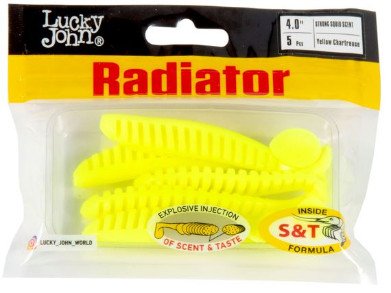 Виброхвосты съедобные LJ Pro Series RADIATOR 4.0&quot;(10 см), цв. S88, 5 шт.