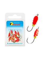 Мормышка фосфорная №07 P, 2 упк по 10 шт 0,14g