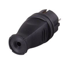 Вилка прямая с/з, каучук IP44 16А 250В Вихрь