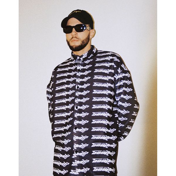 Рубашка Logo Флисовая Черная - фото 2